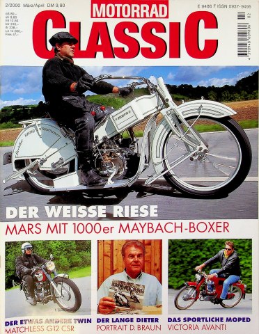 Deckblatt Motorrad Classic (02/2000)
